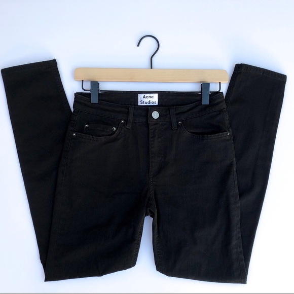 Acne Studios Denim - Acne Studios Skin 5 Black Skinny Jeans